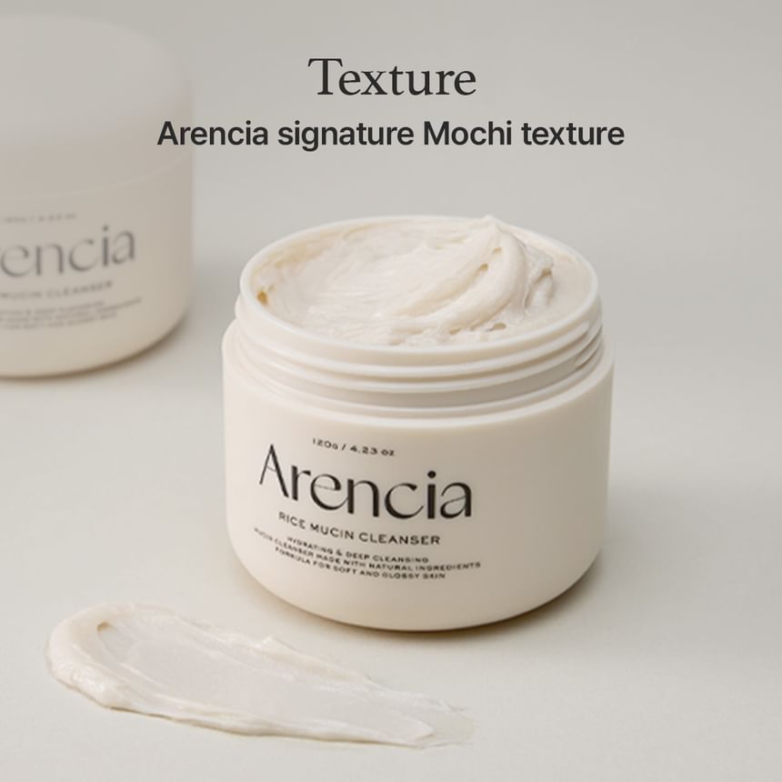 Arencia - Rice Mucin Cleanser 120g 3