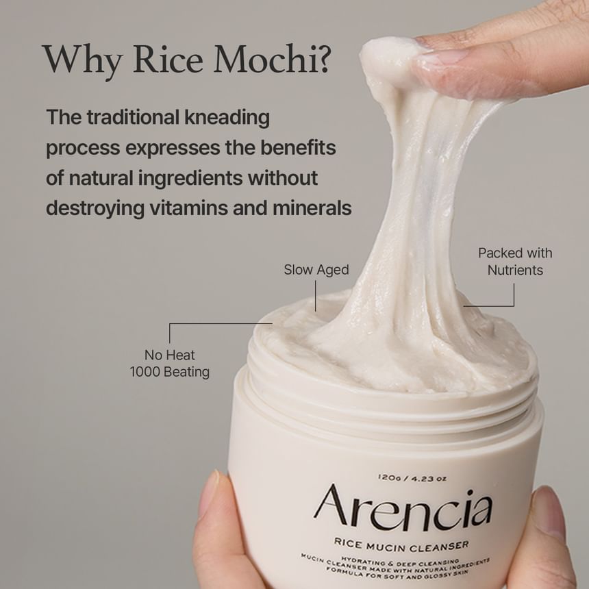 Arencia - Rice Mucin Cleanser 120g 5
