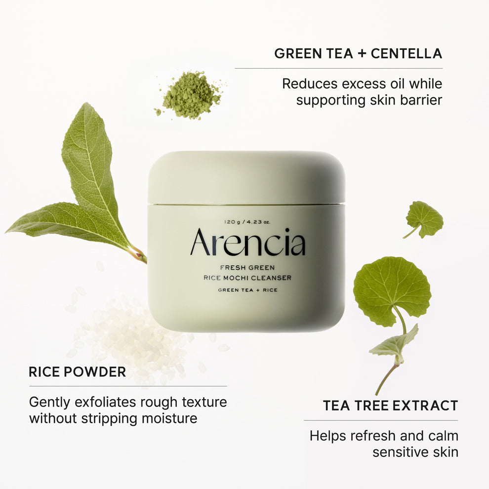 Arencia - Fresh Green Rice Mochi Cleanser 120g 5