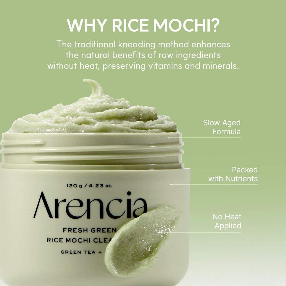 Arencia - Fresh Green Rice Mochi Cleanser 120g 6