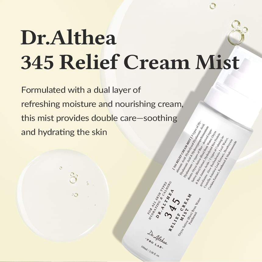 Dr. Althea - 345 Relief Cream Mist Mini 60ml 6