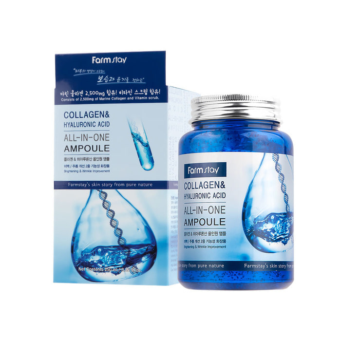 Farmstay - Collagen & Hyaluronic Acid All-In-One Ampoule 250ml 2