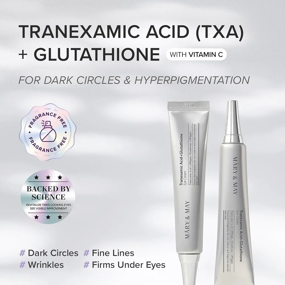 Mary&May - Tranexamic Acid + Glutathione Eye Cream Mini 12g 3