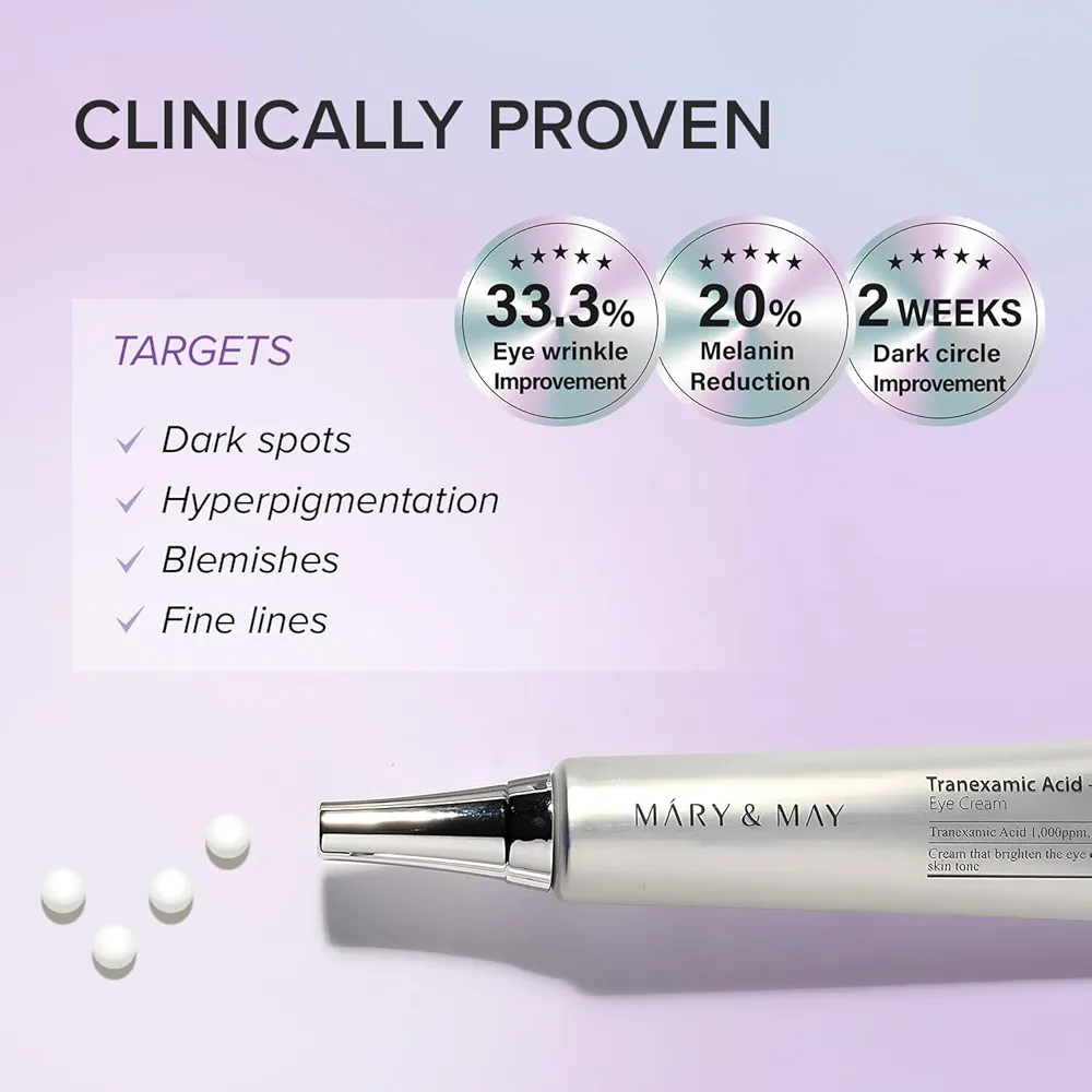Mary&May - Tranexamic Acid + Glutathione Eye Cream Mini 12g 4