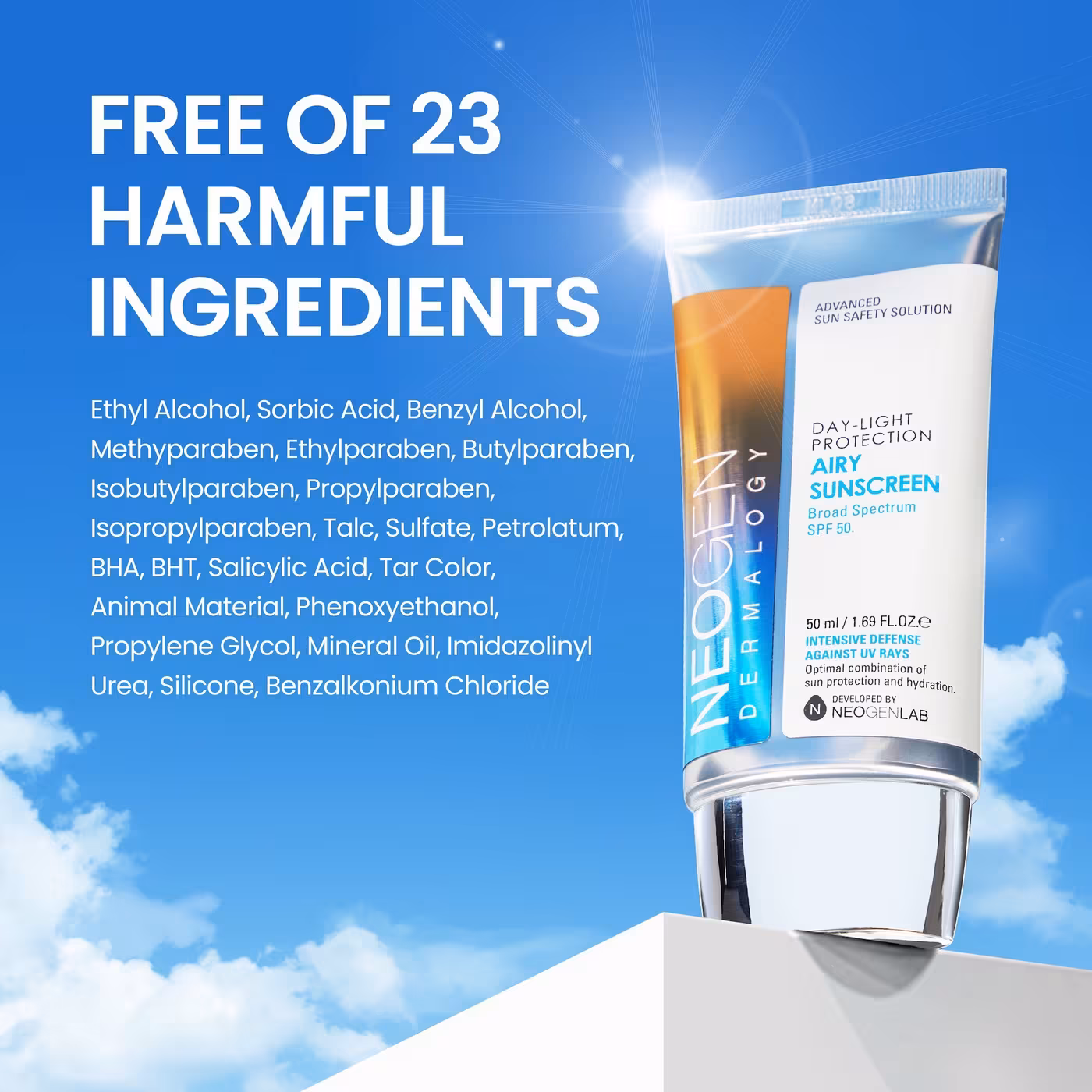 NEOGEN - Dermalogy Day-Light Protection Airy Sunscreen Broad Spectrum SPF50 50ml 4