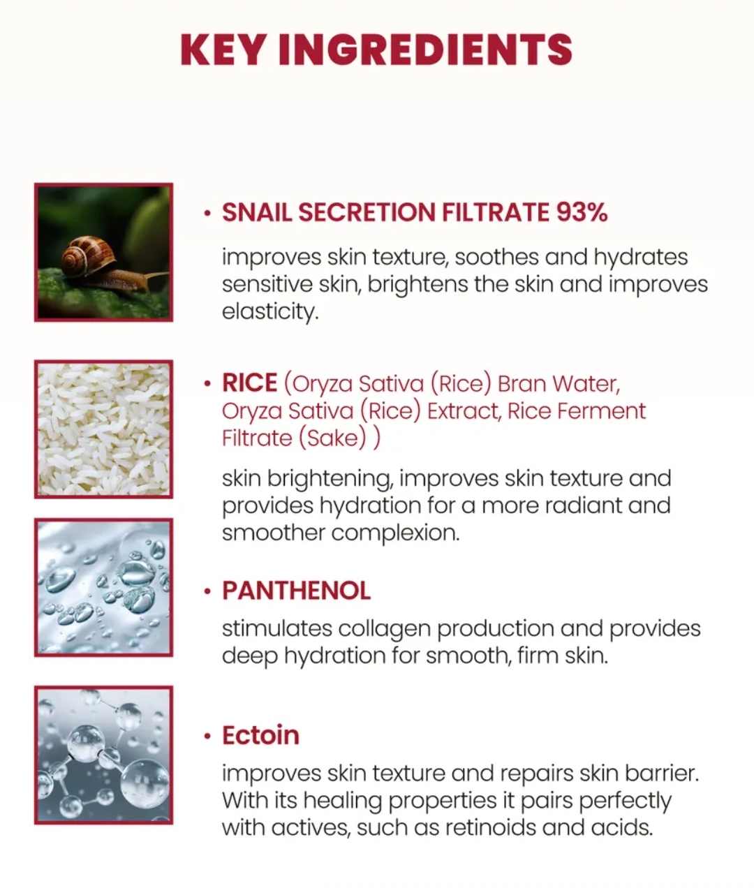 KSECRET - SEOUL 1988 Cream : Snail Mucin 93% + Rice 100ml  7
