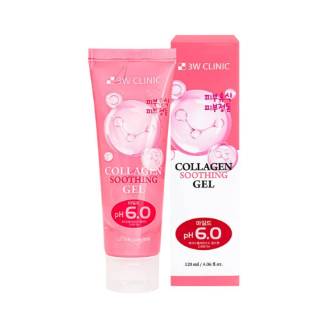 3W CLINIC pH 6.0 Collagen Soothing Gel 120ml