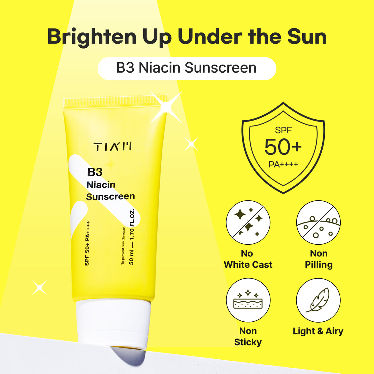 TIA'M - B3 Niacin Sunscreen 50ml 2