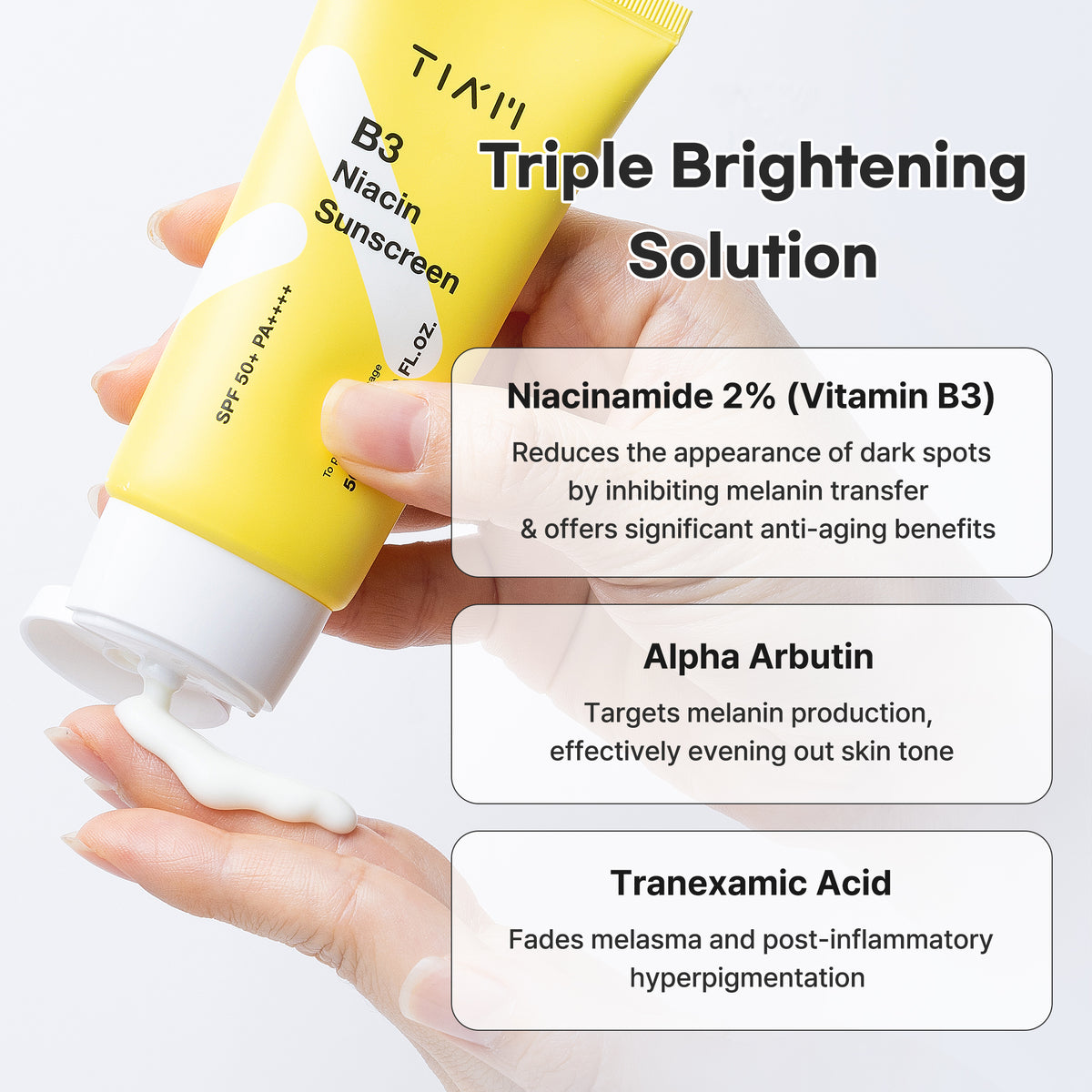 TIA'M - B3 Niacin Sunscreen 50ml 7