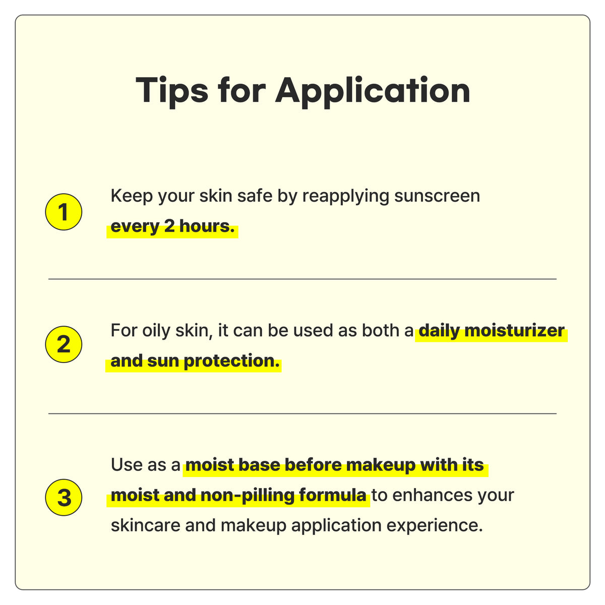 TIA'M - B3 Niacin Sunscreen 50ml 11