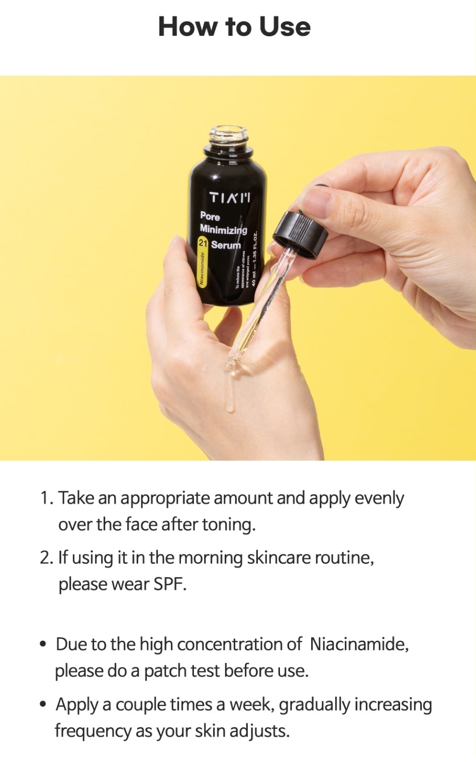 TIA'M - Pore Minimizing 21 Serum 40ml 8