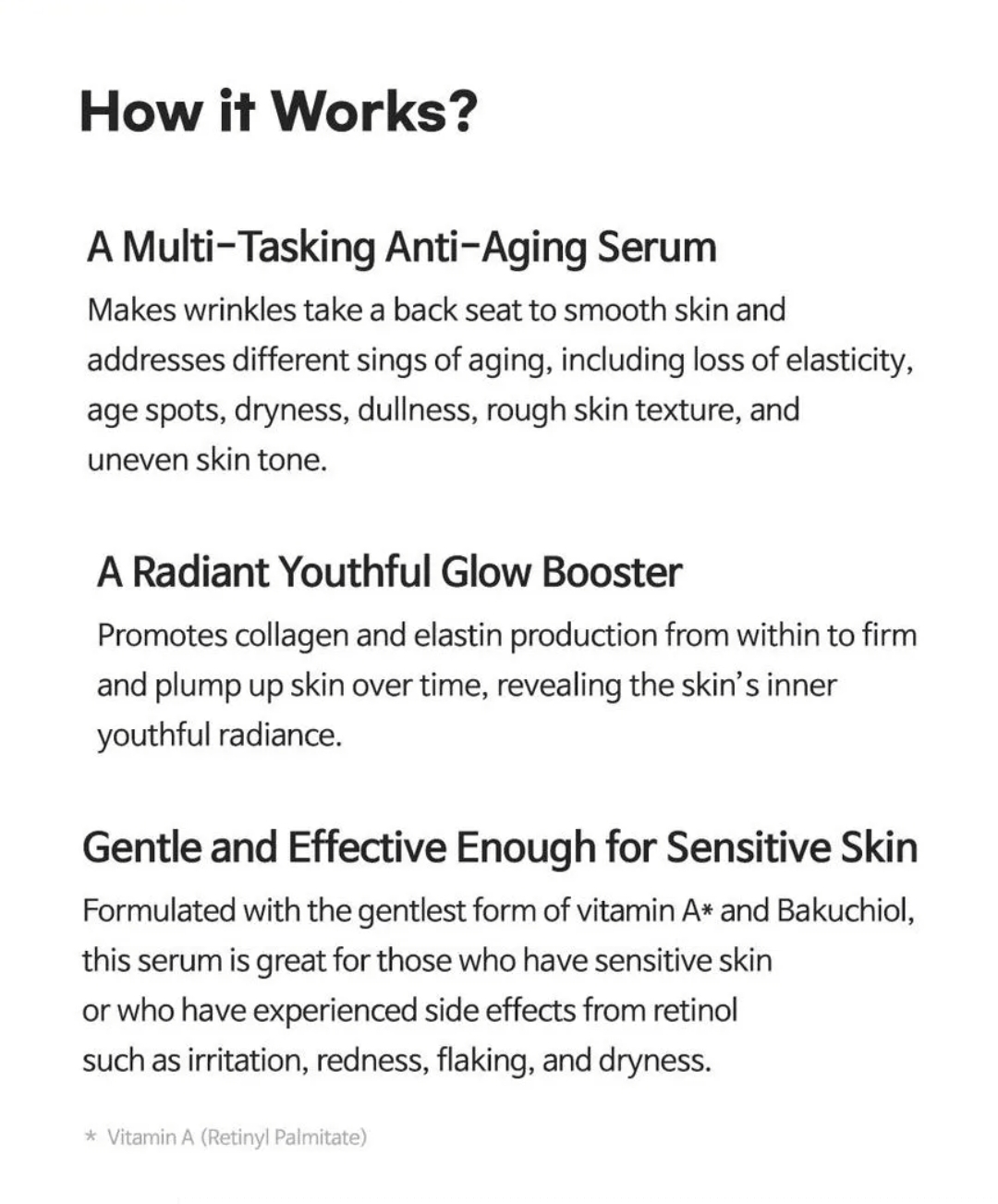 TIA'M - Vita A Bakuchiol Youth Serum 40ml 5
