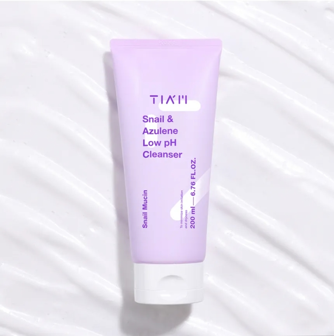 TIA'M - Snail & Azulene Low pH Cleanser 200ml 2