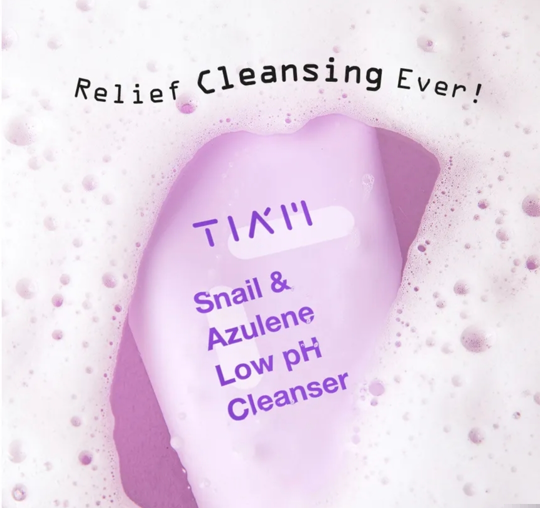 TIA'M - Snail & Azulene Low pH Cleanser 200ml 4