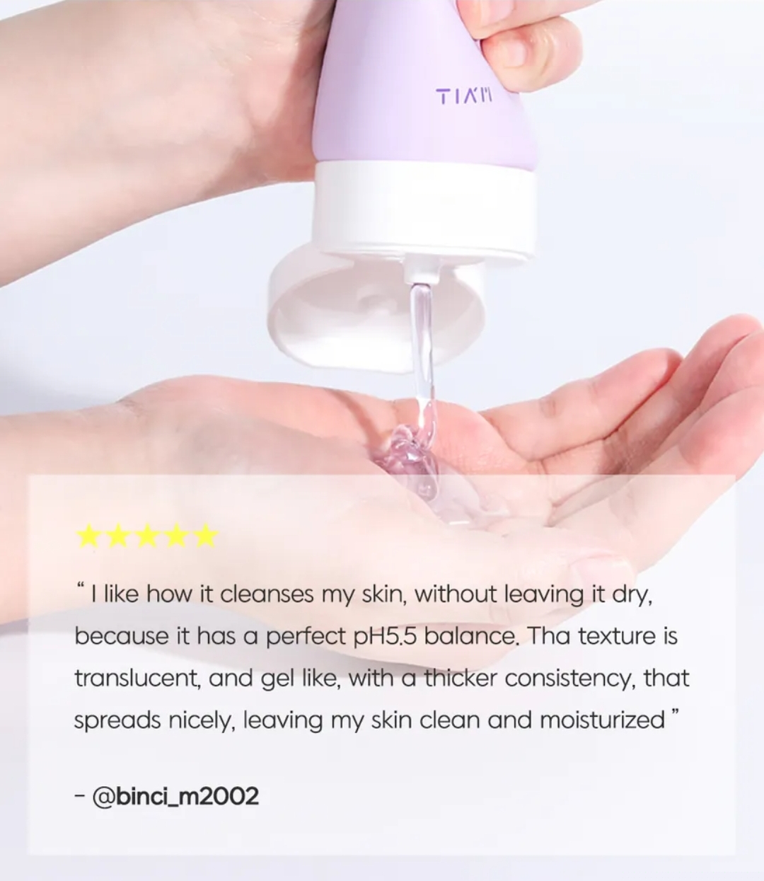 TIA'M - Snail & Azulene Low pH Cleanser 200ml 6