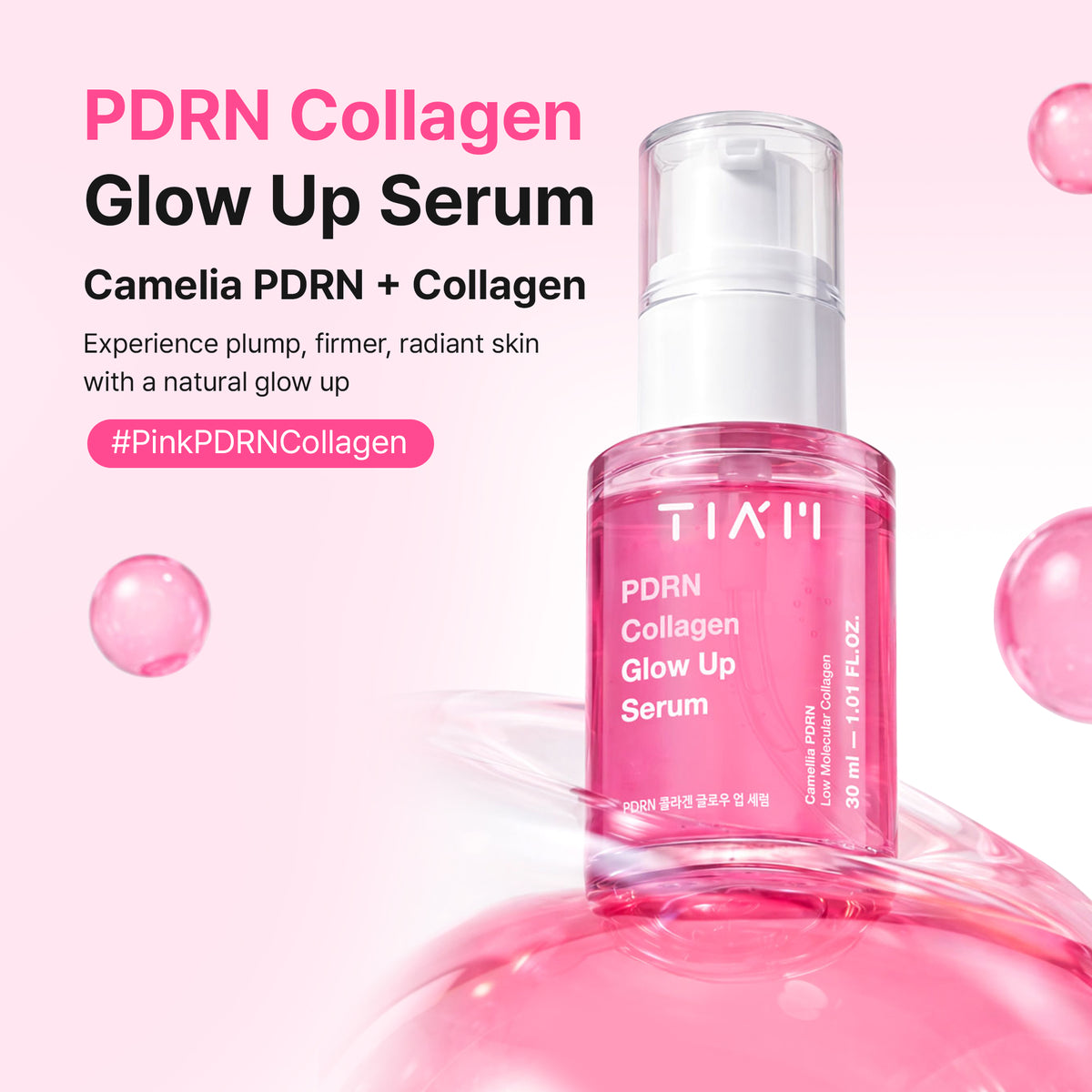 TIA'M - PDRN Collagen Glow Up Serum 30ml 3