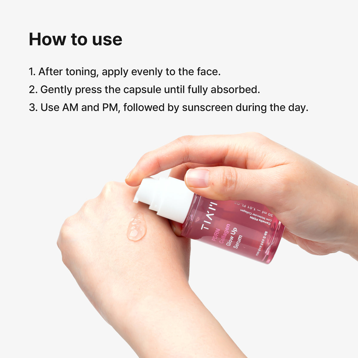 TIA'M - PDRN Collagen Glow Up Serum 30ml 11
