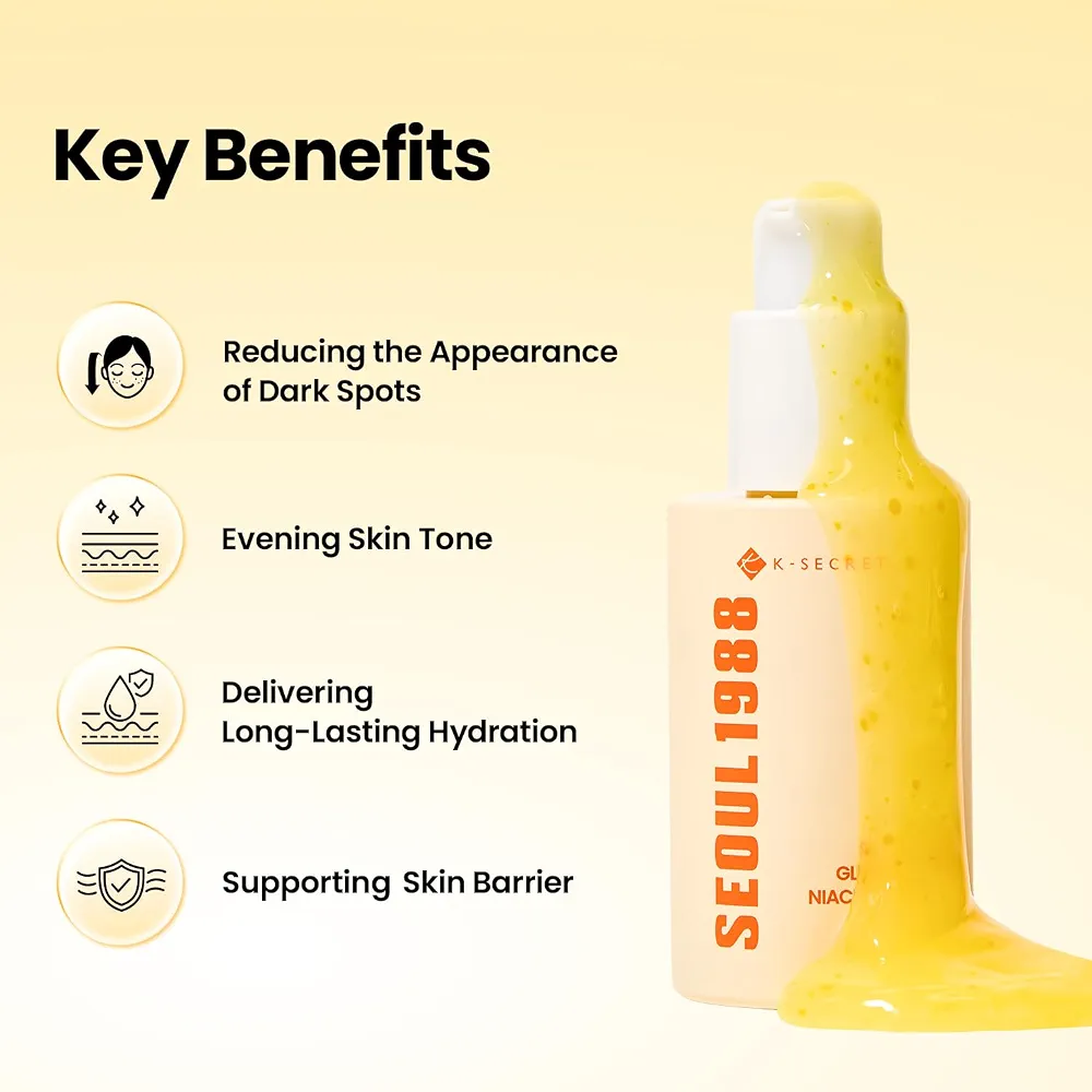 KSECRET - SEOUL 1988 Glow Serum : Niacinamide 15% + Yuja 30ml 3