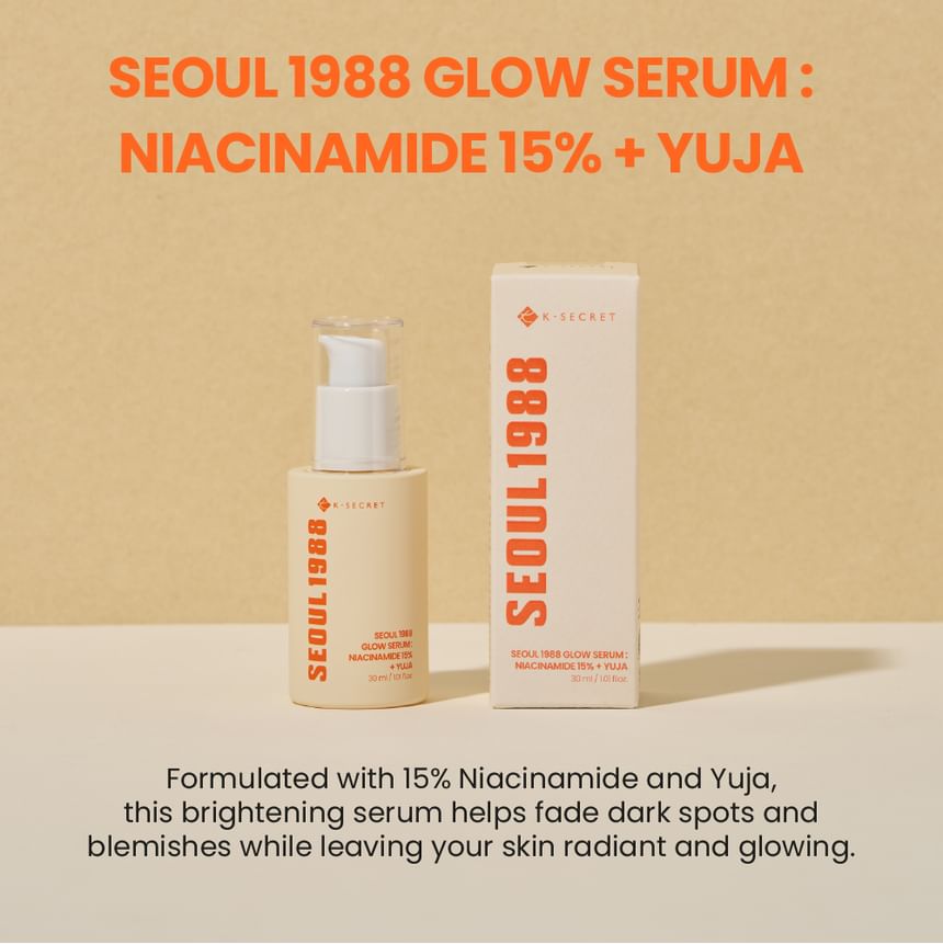 KSECRET - SEOUL 1988 Glow Serum : Niacinamide 15% + Yuja 30ml 6