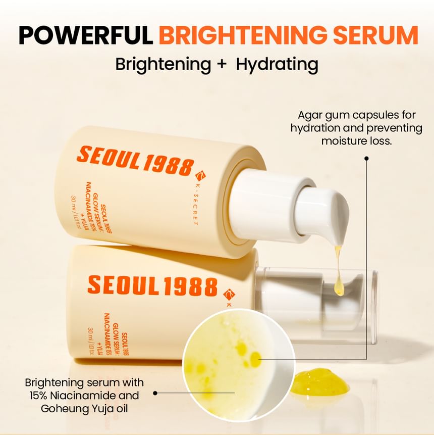 KSECRET - SEOUL 1988 Glow Serum : Niacinamide 15% + Yuja 30ml 7