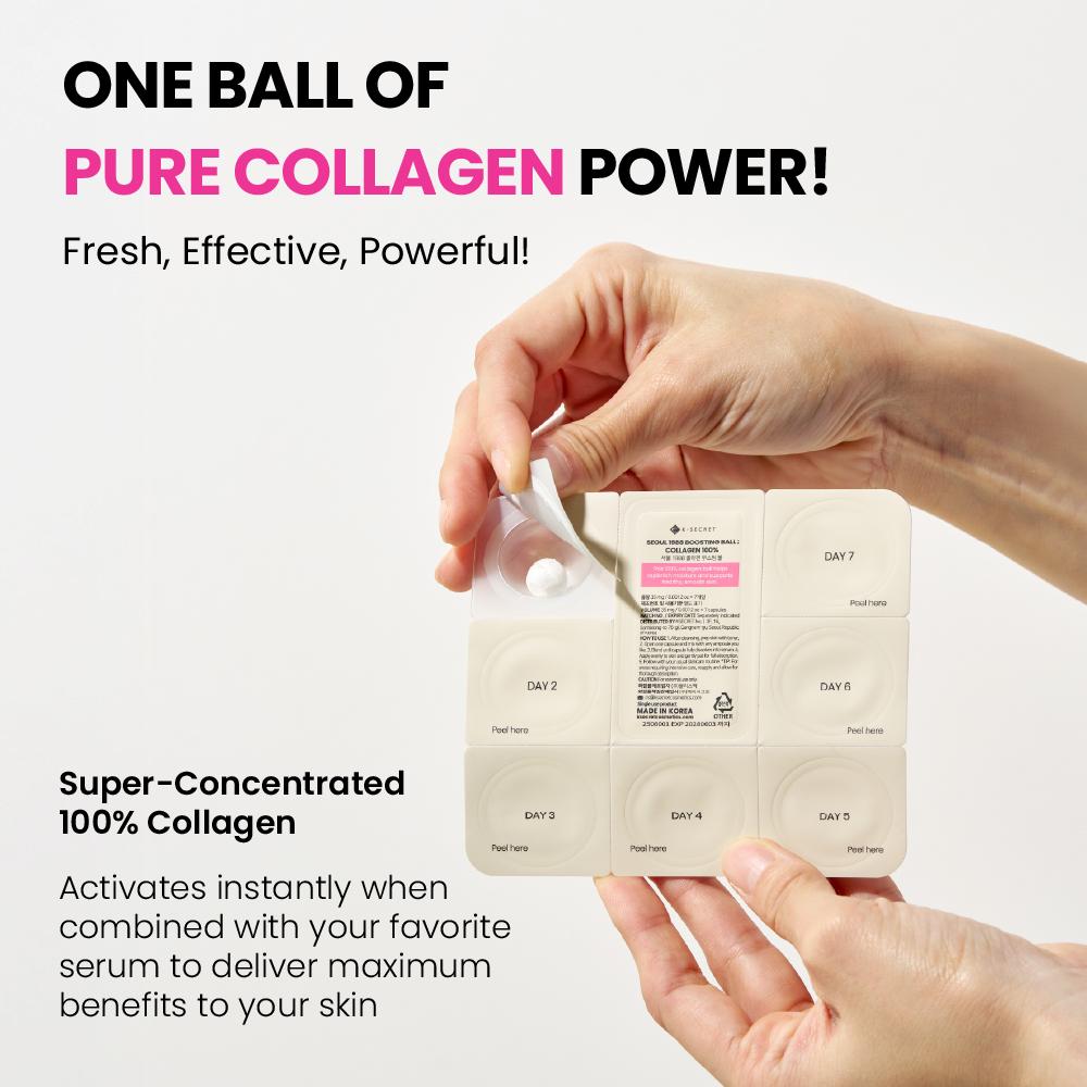 KSECRET - SEOUL 1988 Boosting Ball : Collagen 100% (35mg * 7) 8