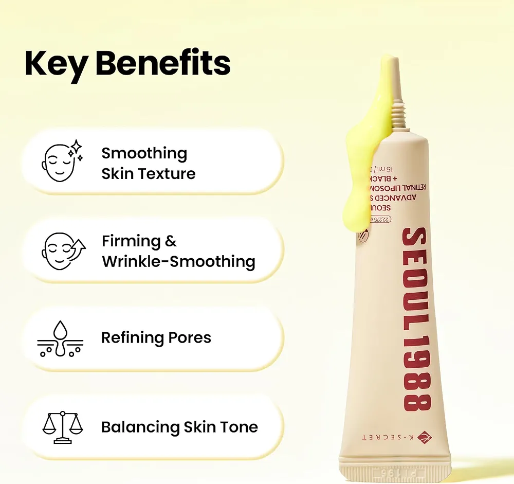 KSECRET - SEOUL 1988 Advanced Shot : Retinal Liposome 12% + Black Rice 15ml 4
