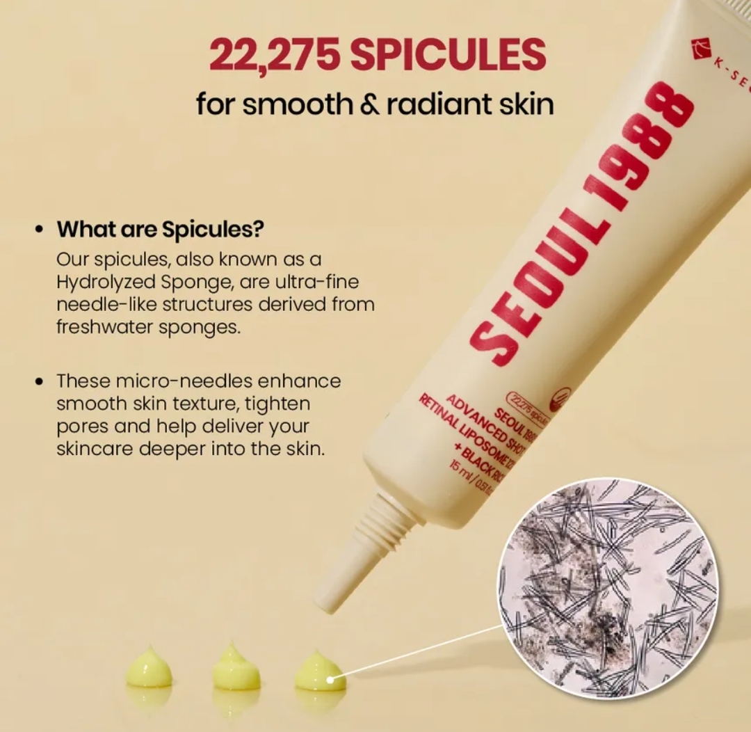 KSECRET - SEOUL 1988 Advanced Shot : Retinal Liposome 12% + Black Rice 15ml 6