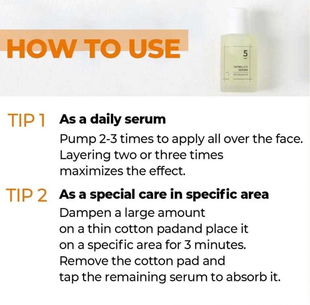 numbuzin - No. 5 Goodbye Blemish Serum 50ml 7