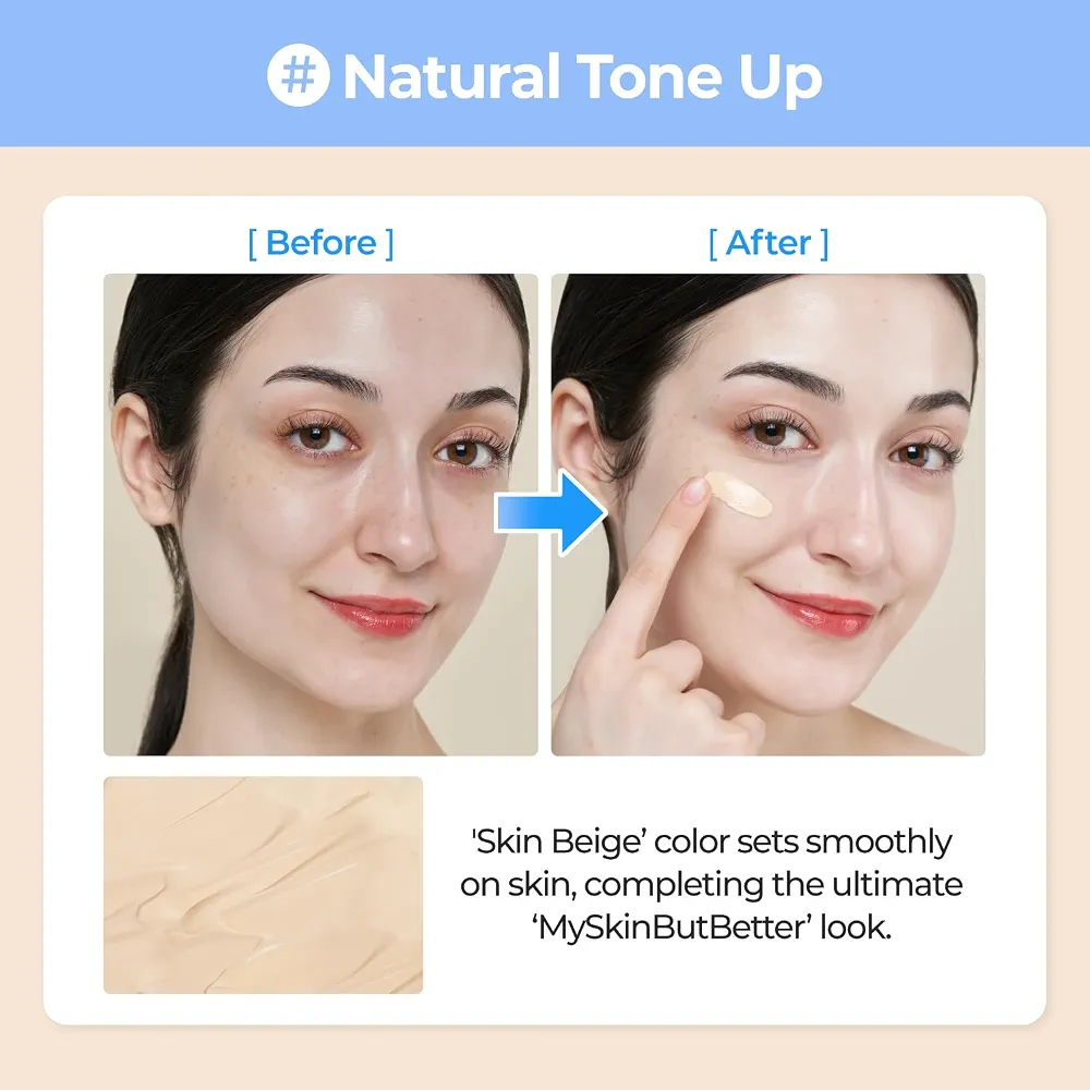 numbuzin - No. 3 Porcelain Base-Skip Tone Up Beige 50ml 5
