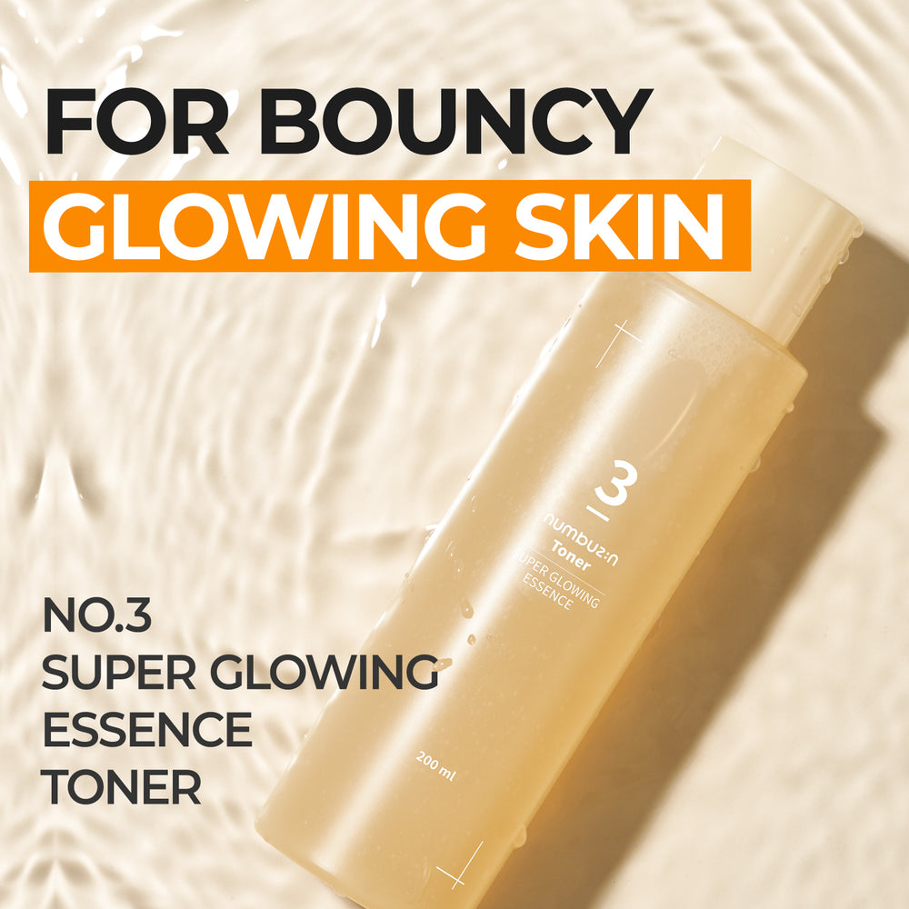 numbuzin - No. 3 Super Glowing Essence Toner 200ml 2