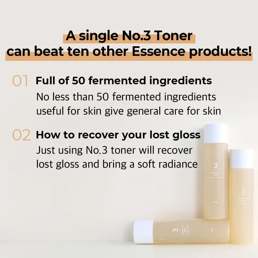 numbuzin - No. 3 Super Glowing Essence Toner 200ml 5