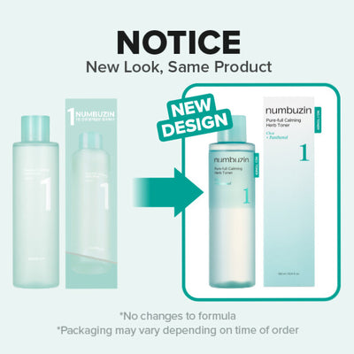 numbuzin - No.1 Pure-Full Calming Herb Toner 300ml 3