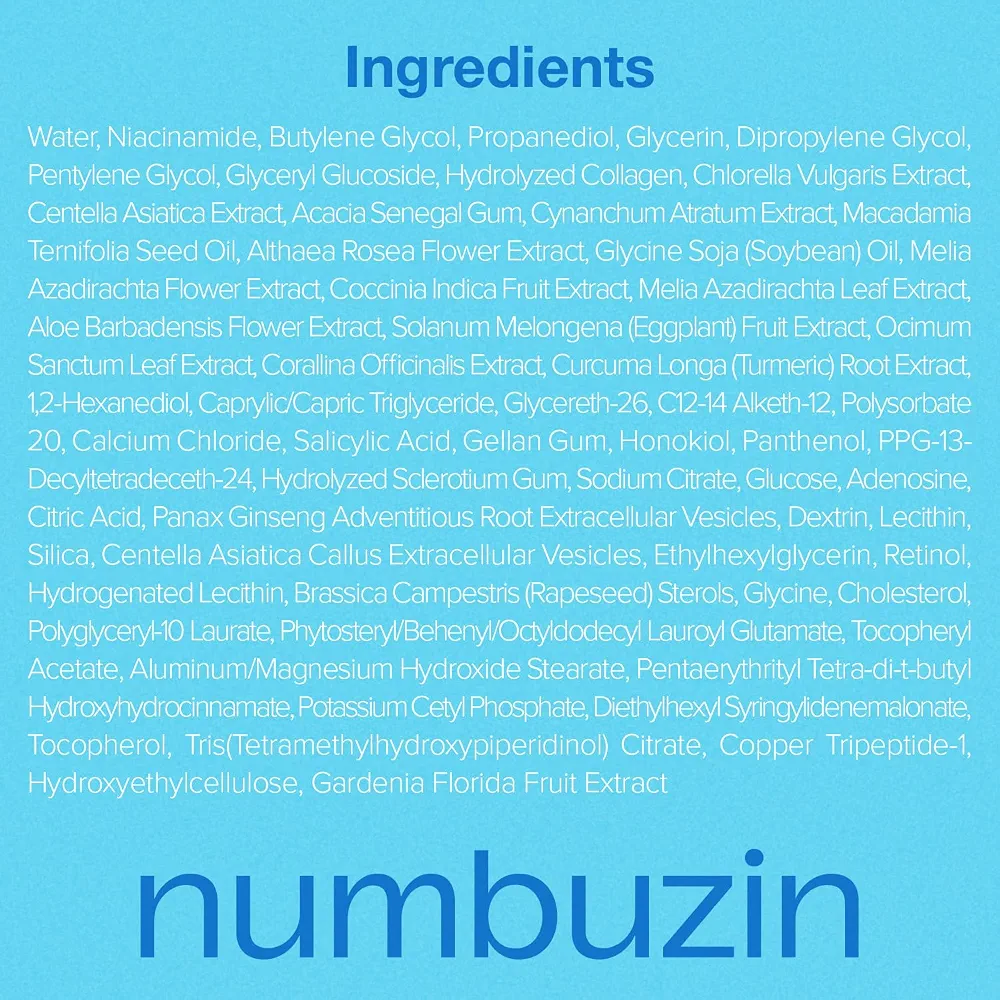 numbuzin - No.3 Blue Bio-Retinol Pore Refining Serum 30ml  11