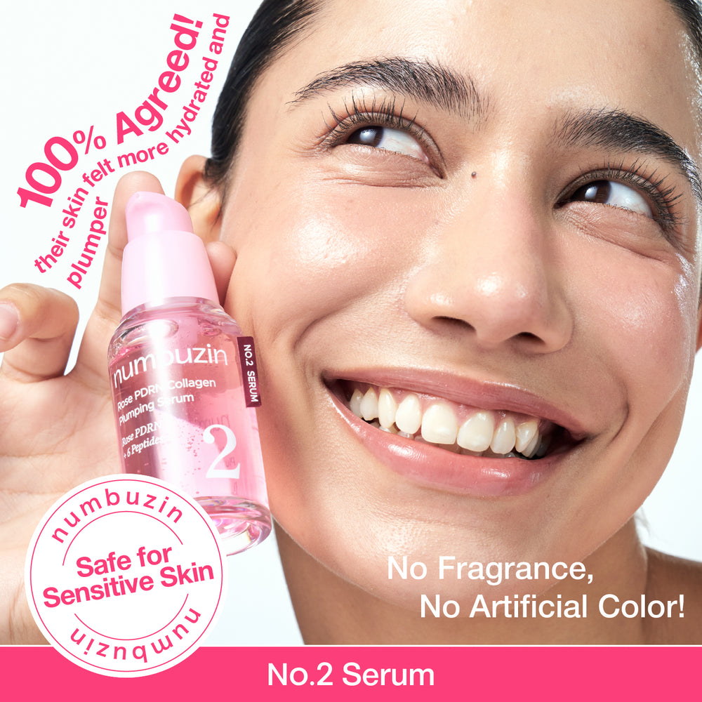 numbuzin - No.2 Rose PDRN Collagen Plumping Serum 30ml  5