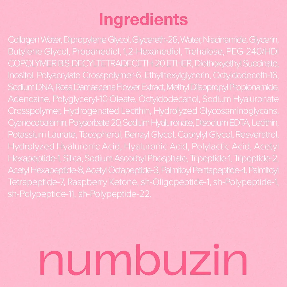 numbuzin - No.2 Rose PDRN Collagen Plumping Serum 30ml  8