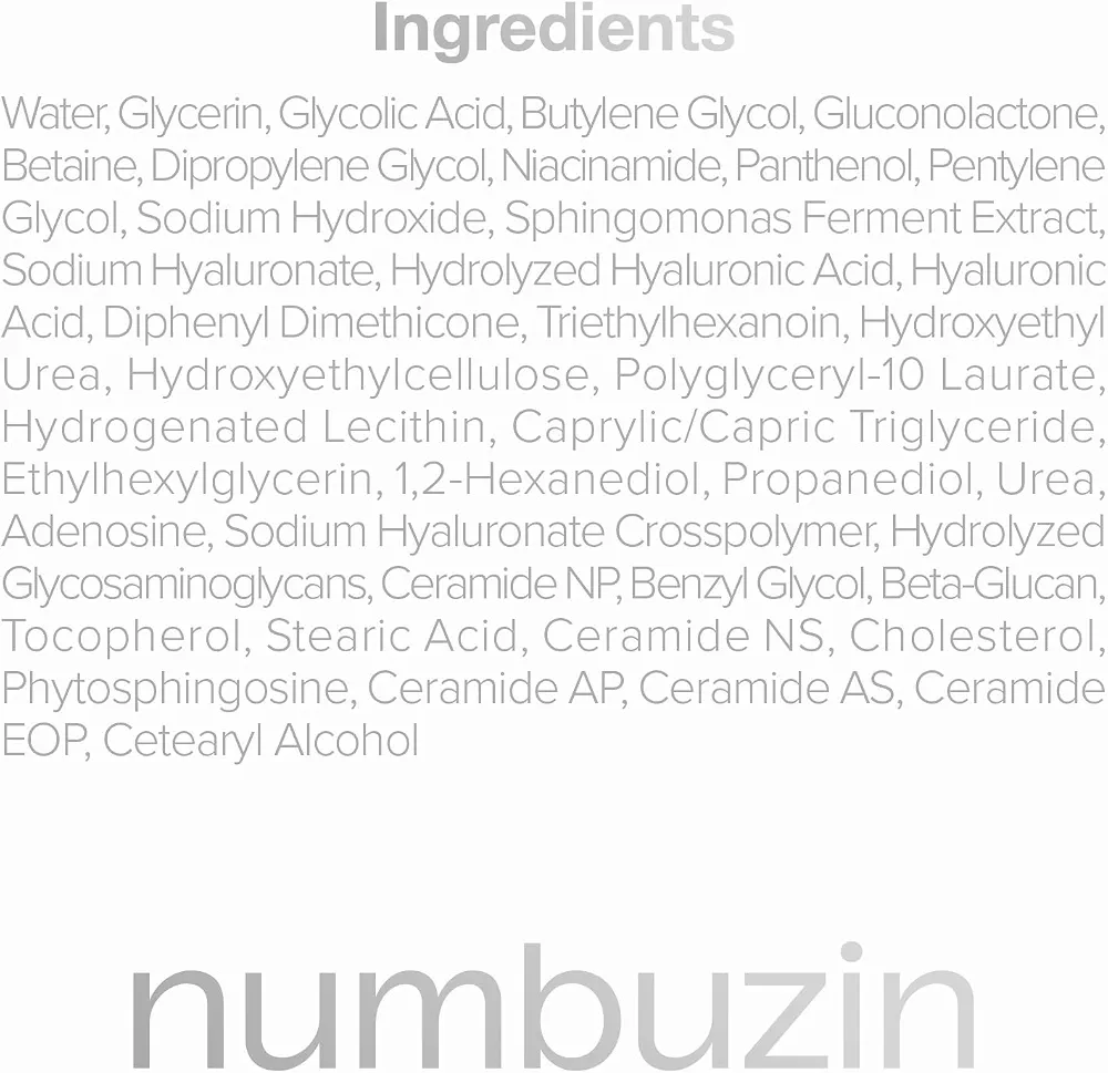 numbuzin - No.4 Ceramide AHA Glazed Skin Prep Serum 30ml  11