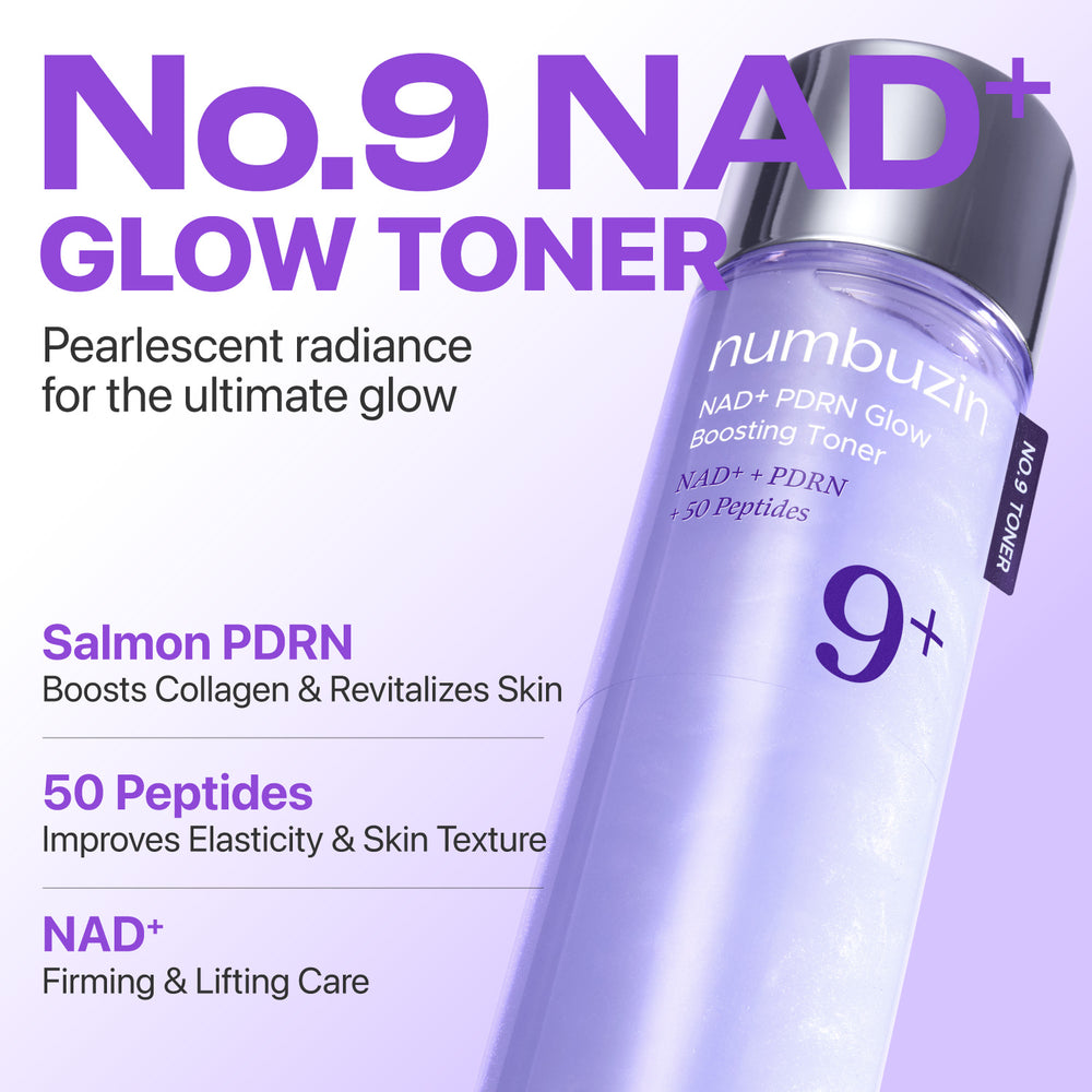 numbuzin - No.9 NAD+ PDRN Glow Boosting Toner 150ml 3