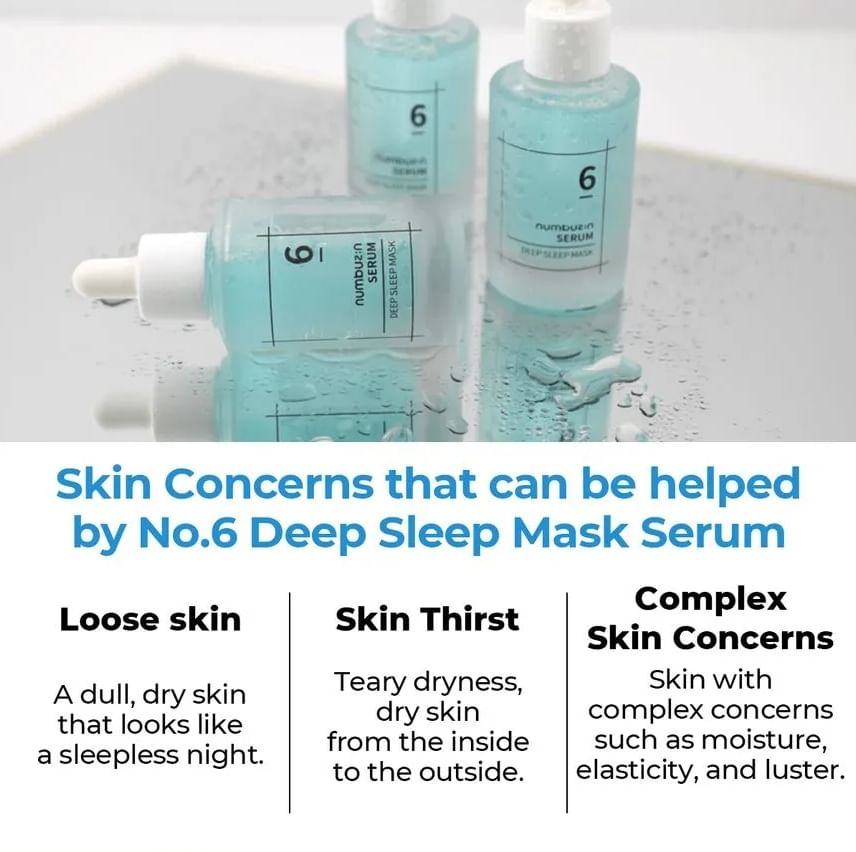 numbuzin - No. 6 Deep Sleep Mask Serum 50ml 4