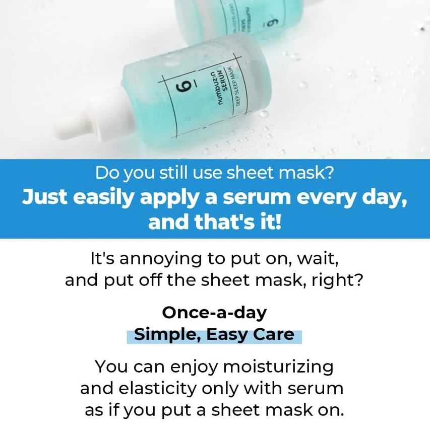 numbuzin - No. 6 Deep Sleep Mask Serum 50ml 6
