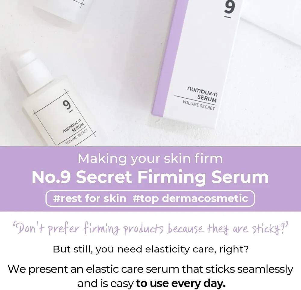 numbuzin - No. 9 Secret Firming Serum 50ml 4