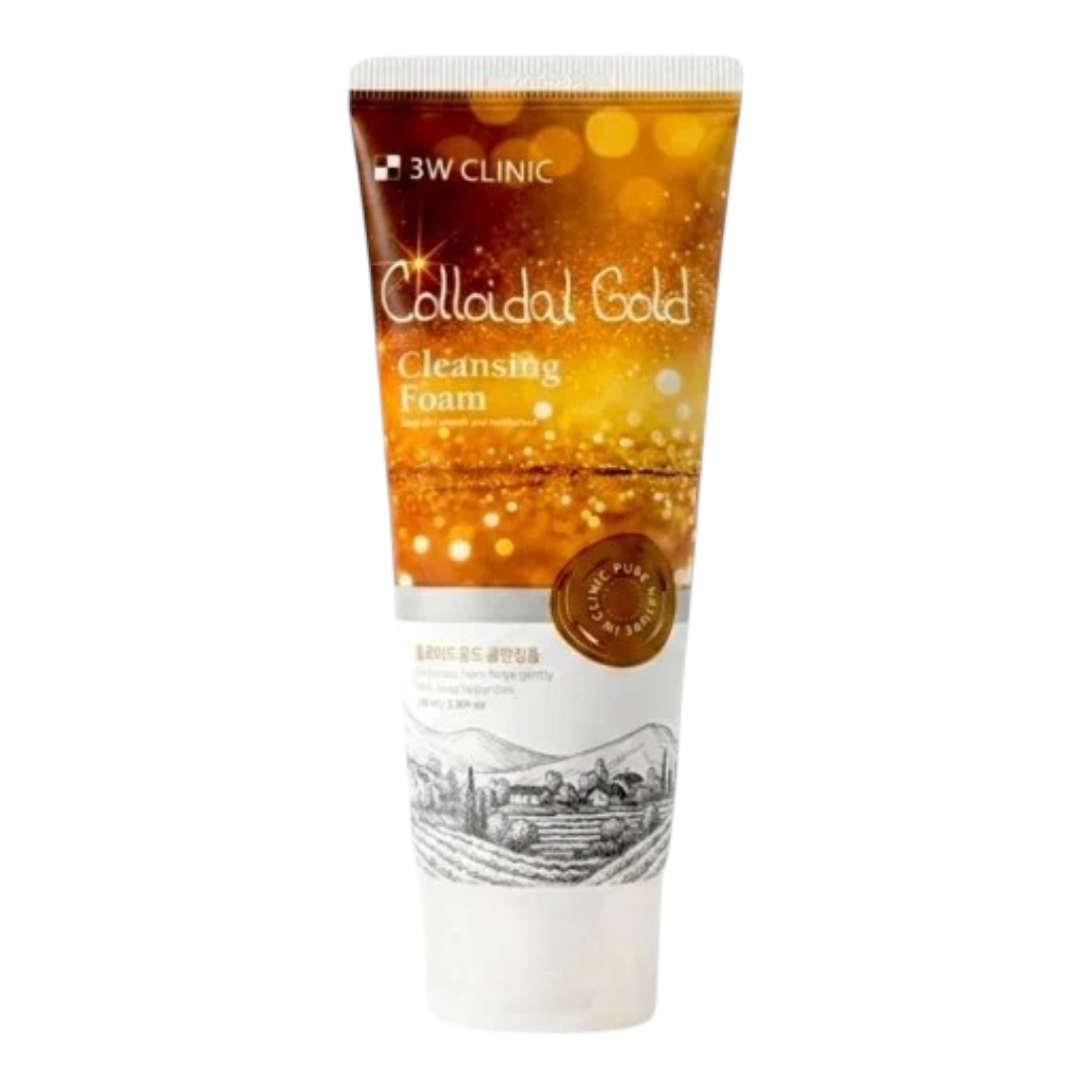 3W CLINIC Colloidal Gold Cleansing Foam 100ml