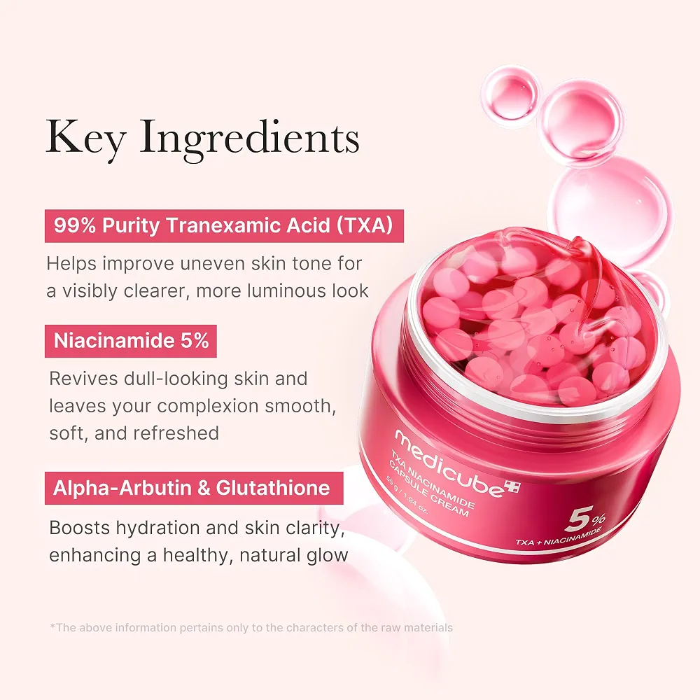 medicube TXA+Niacinamide Capsule Cream 55gm 3