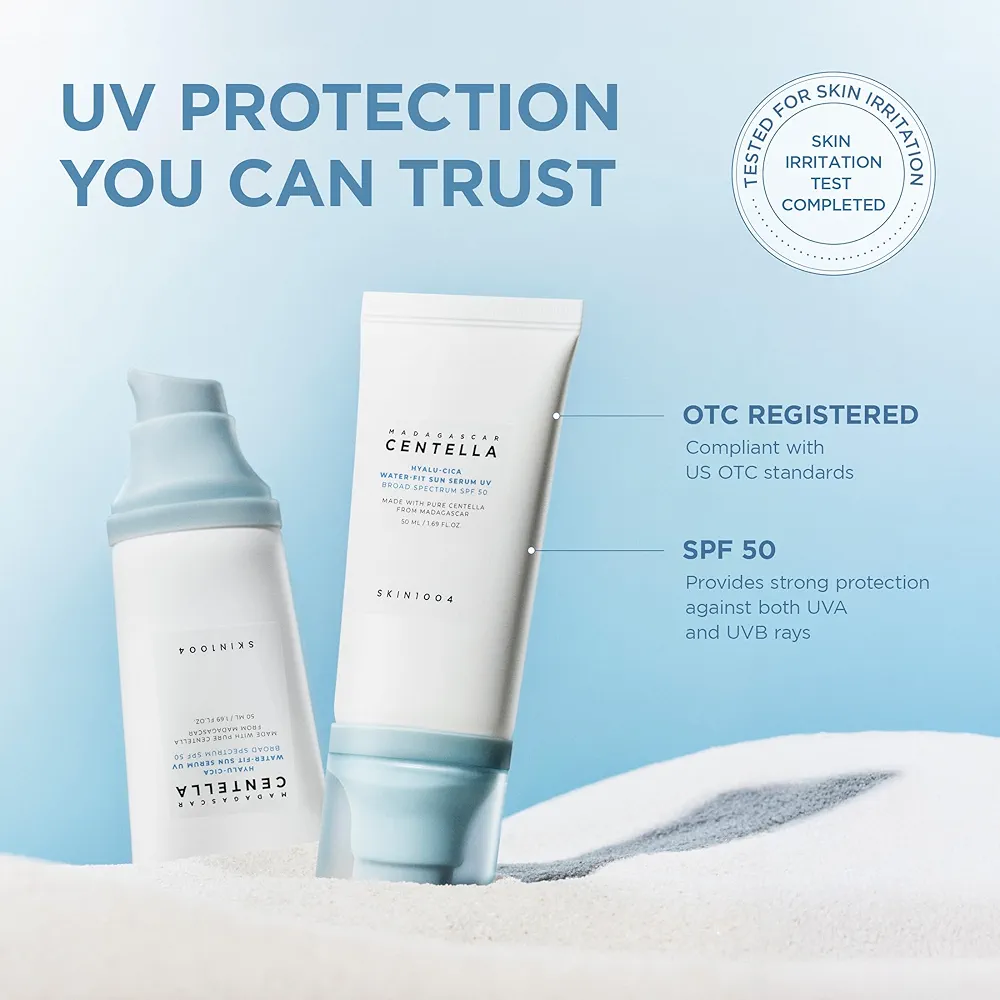 SKIN1004 - Madagascar Centella Hyalu-Cica Water-Fit Sun Serum SPF50+ PA++++ 50ml 3