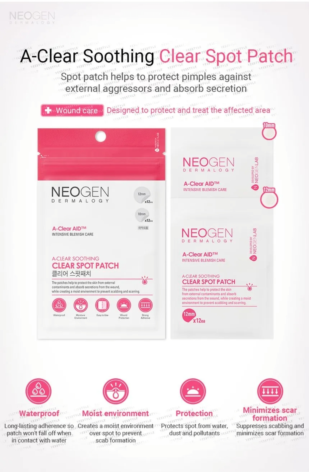 NEOGEN - Dermalogy A-Clear Aid Soothing Clear Spot Patch - 24 patches 2