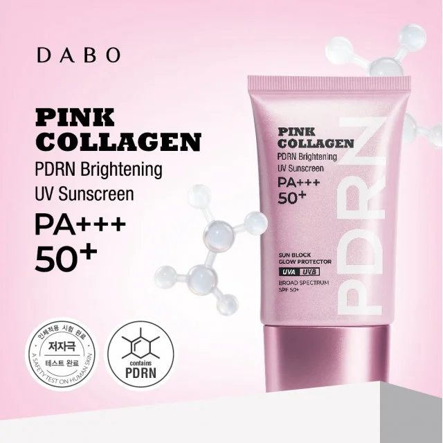 DABO Pink Collagen PDRN Brightening UV Sunscreen SPF 50+ PA+++ 50ml 4