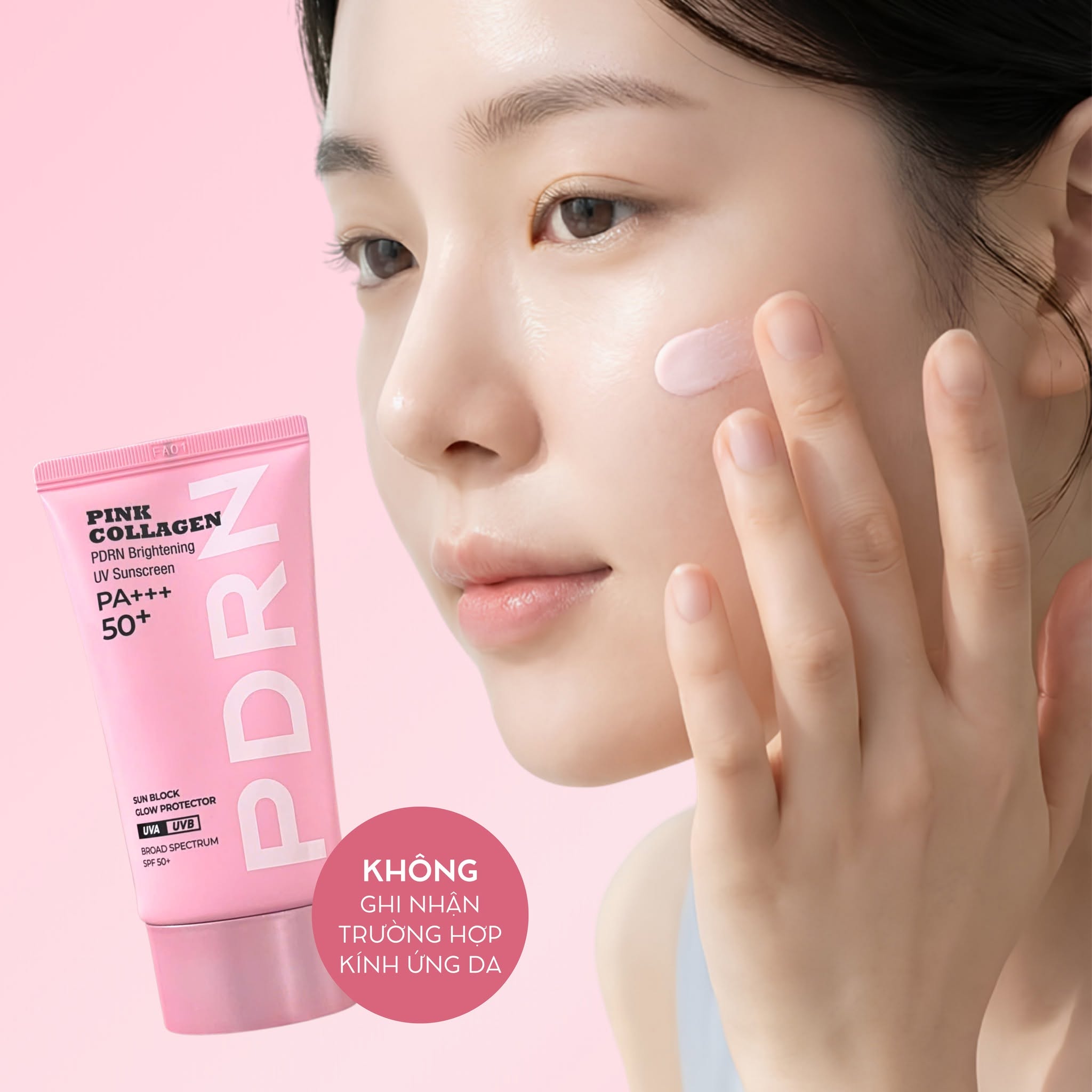 DABO Pink Collagen PDRN Brightening UV Sunscreen SPF 50+ PA+++ 50ml 7