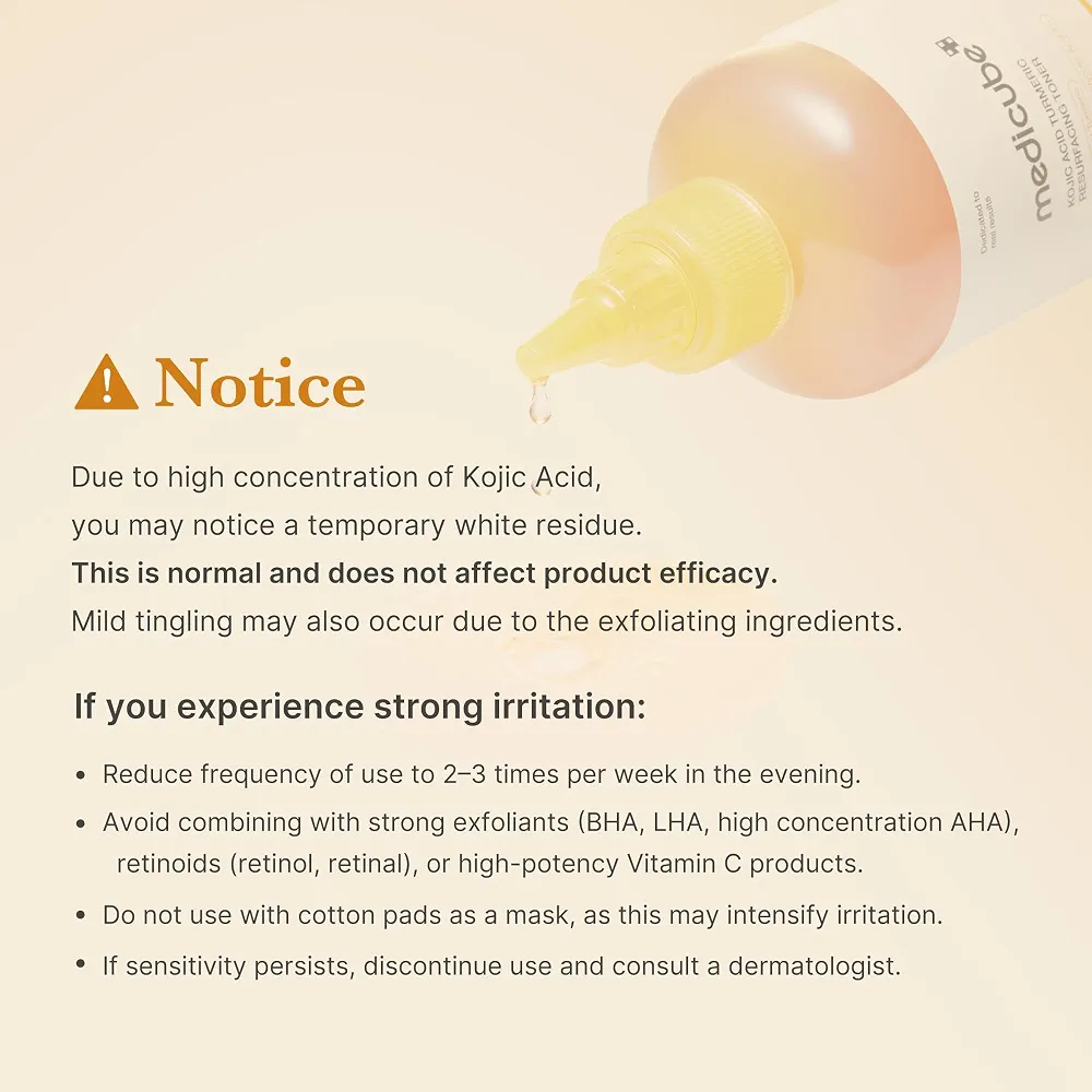 medicube - Kojic Acid Turmeric Resurfacing Toner 250ml 6