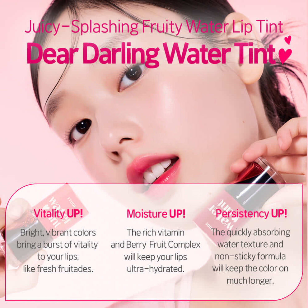 ETUDE Dear Darling Water Tint #02 Cherry Ade 9g 10