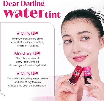 ETUDE Dear Darling Water Tint #04 Red Grapefruit Ade 9g 5