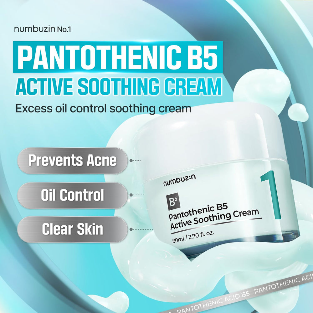 numbuzin - No.1 Pantothenic B5 Active Soothing Cream 80ml 3